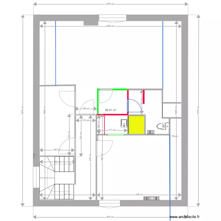 Hippolyte PINAUD 2 i&egrave;me travaux 1 05 07 2020. Plan de 