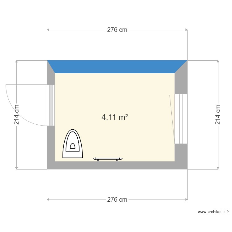 Salle de bain 2018. Plan de 0 pièce et 0 m2