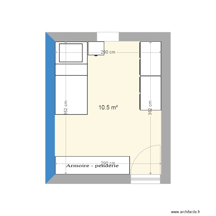 chambre Mayssa. Plan de 0 pièce et 0 m2