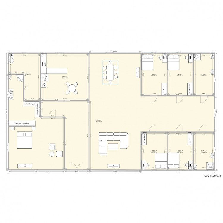 Maison Abidjan. Plan de 0 pièce et 0 m2