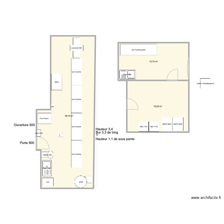 Douce comtoise. Plan de 0 pièce et 0 m2