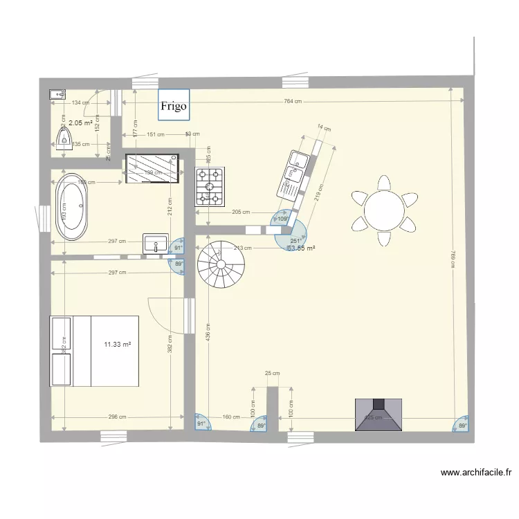 PLAN 1 ETAGE CHAMBRE ETAGE . Plan de 