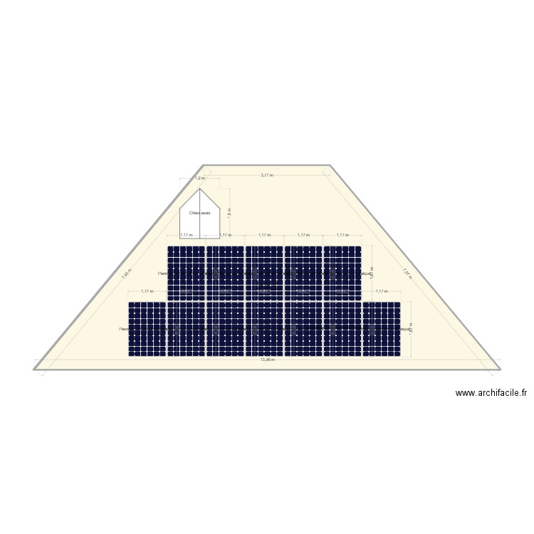 Stéphanie Choteau  59146. Plan de 1 pièce et 54 m2