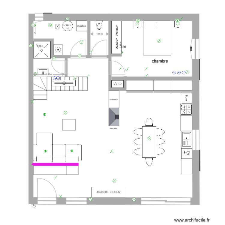 projet Chessenaz modif Kubus. Plan de 0 pièce et 0 m2
