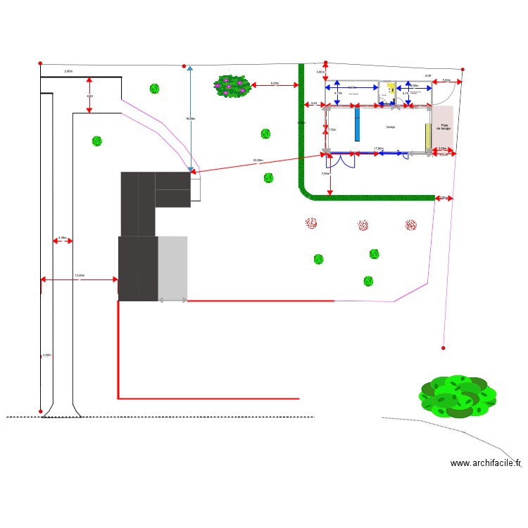 futur atelier. Plan de 0 pièce et 0 m2