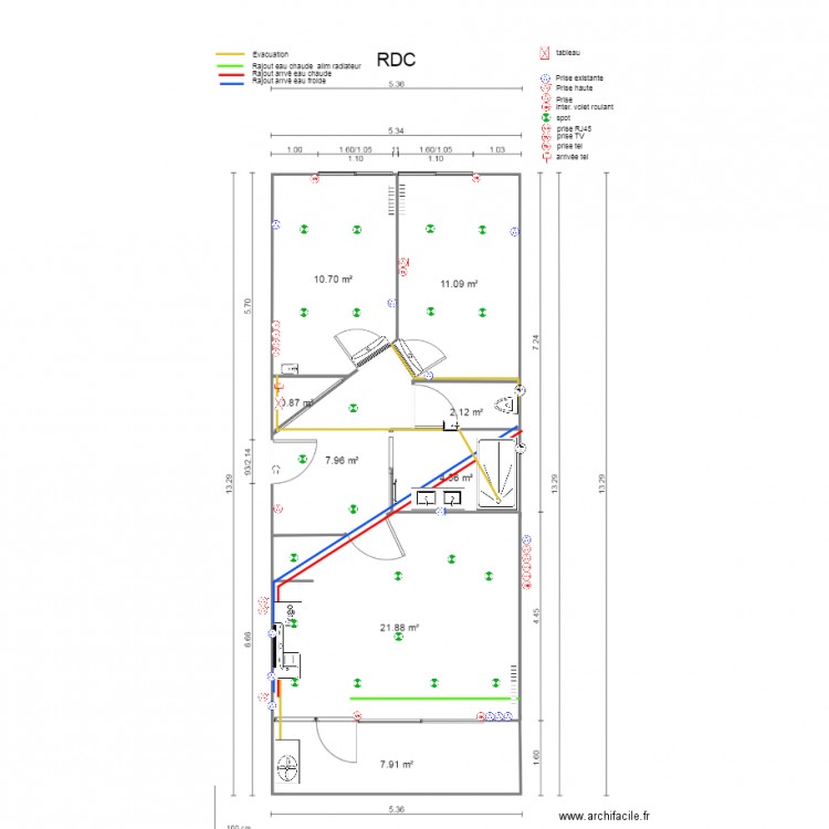 elec. Plan de 0 pièce et 0 m2