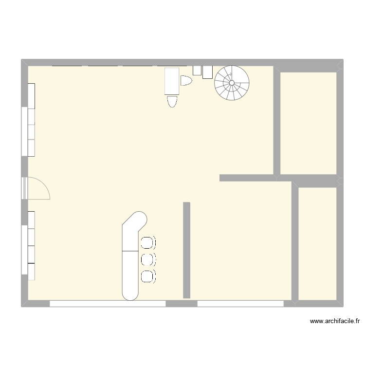 LA COURNEUVE Plan 3 pièces 114 m2 dessiné par SAFISOL94