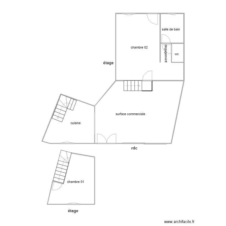 berthome jack am. Plan de 0 pièce et 0 m2