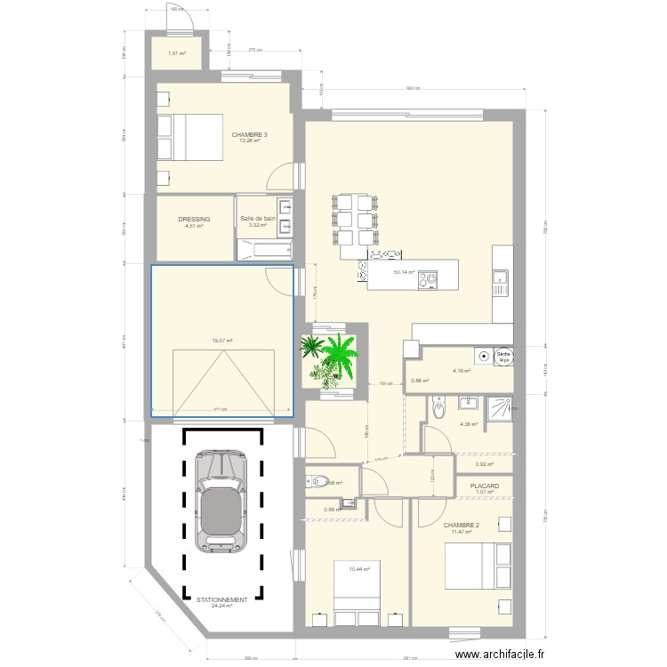 cuisine angoulins bis. Plan de 0 pièce et 0 m2