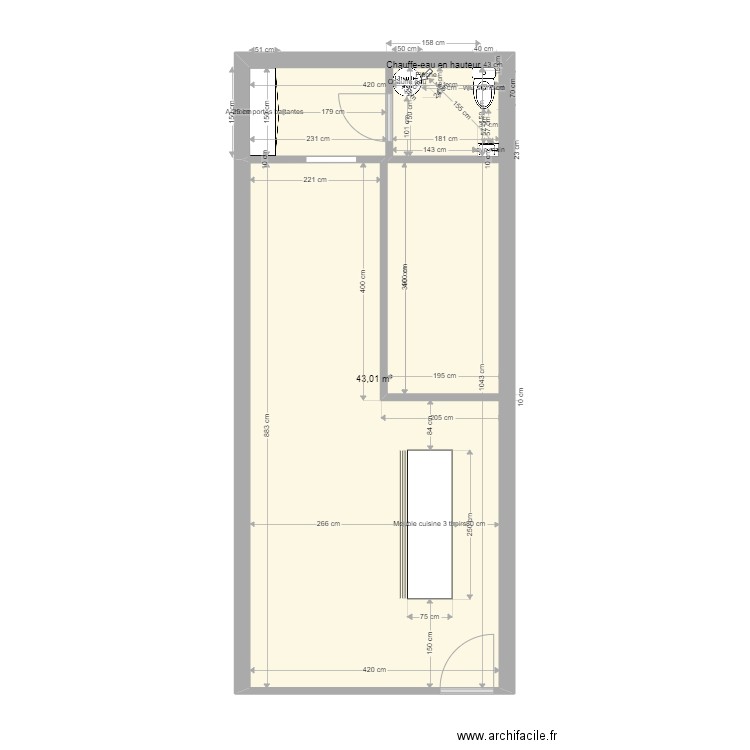 Chloé Maïda après-travaux. Plan de 0 pièce et 0 m2