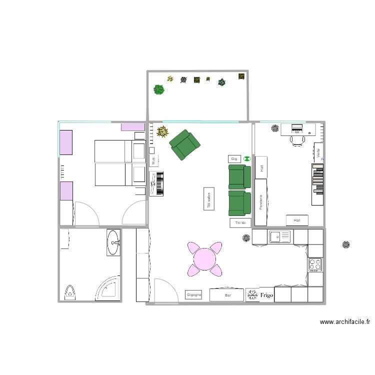 Résidence2. Plan de 0 pièce et 0 m2