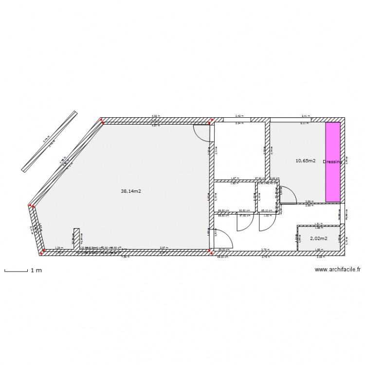 extension 3. Plan de 0 pièce et 0 m2