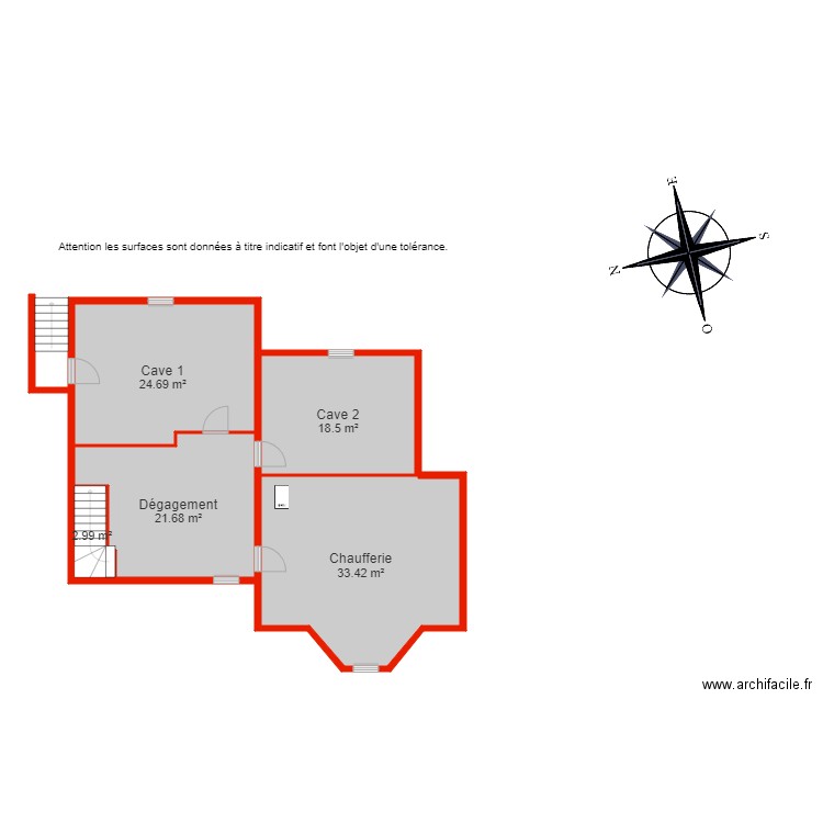 BI 6552 sous sol. Plan de 0 pièce et 0 m2