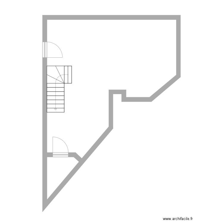 Eglise Ch de Wavre 205 RDC Maison. Plan de 0 pièce et 0 m2