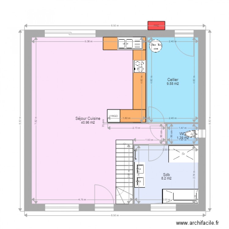 DESCAMPS Rdc. Plan de 0 pièce et 0 m2