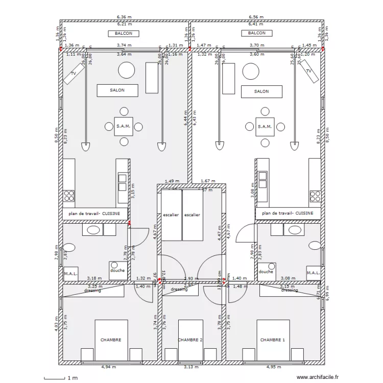 PROJET SPY - 2&egrave;me ETAGE - 04-2012. Plan de 