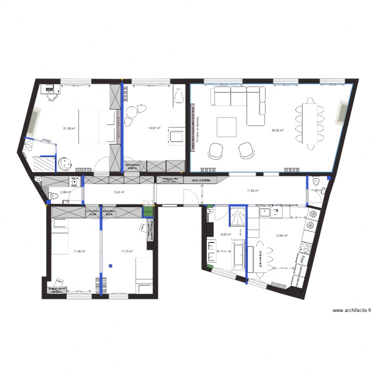 plan projet chateau neuilly PROJET 7. Plan de 0 pièce et 0 m2