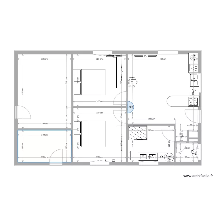 chalet clefcy 1. Plan de 