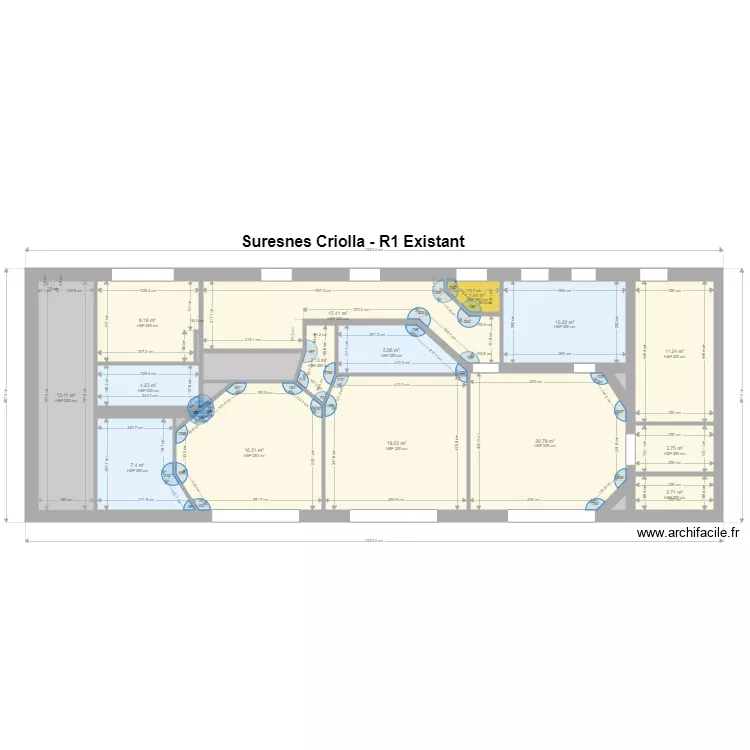 20200302 SRA Criolla R1 Existant. Plan de 20200302 SRA Criolla R1 Existant. Plan de