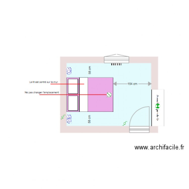 LES LANDES CHAMBRE 1. Plan de 0 pièce et 0 m2