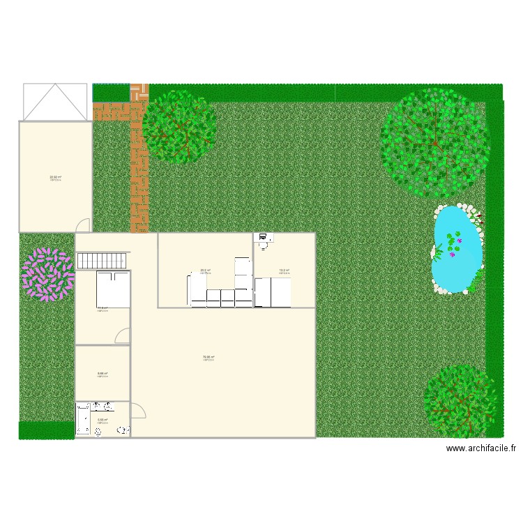 appartement de riche. Plan de 0 pièce et 0 m2