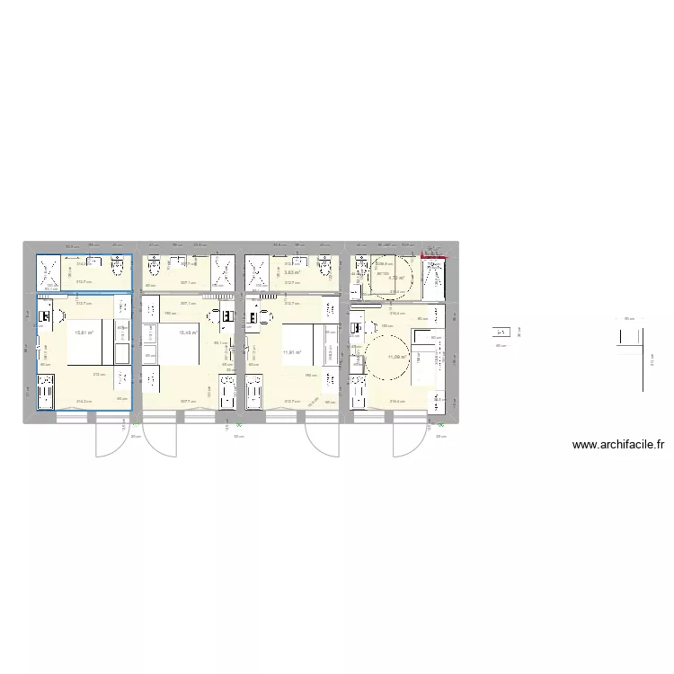 bat D perso 1023handi. Plan de 