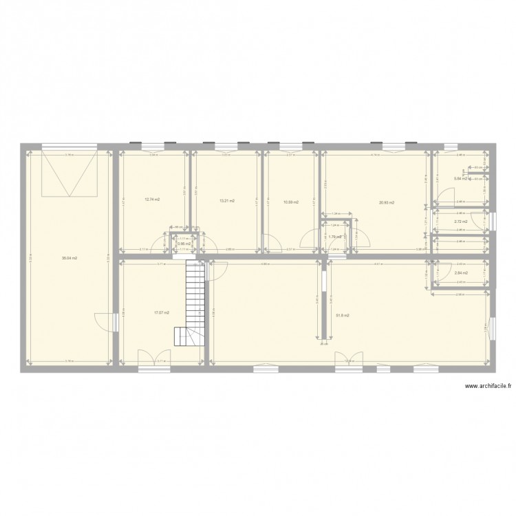 IBANEZ-BARTMAN_V06. Plan de 12 pièces et 176 m2