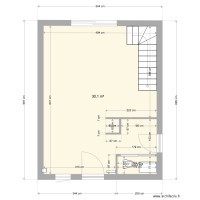 rez de chaussée mesures au pif