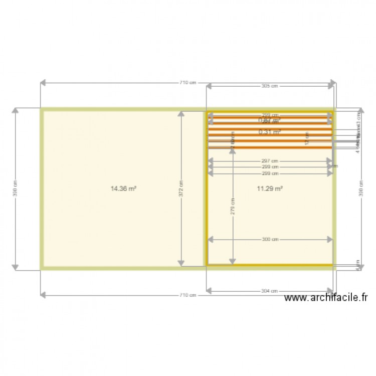 Pergola. Plan de 0 pièce et 0 m2