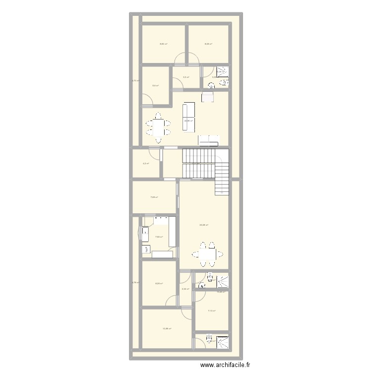 sika2. Plan de 0 pièce et 0 m2