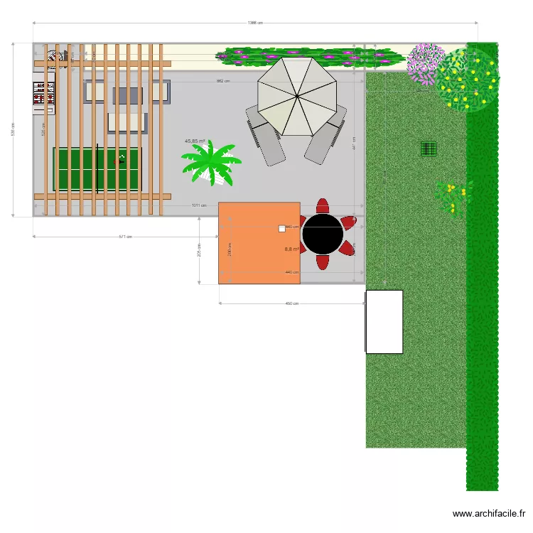 JARDIN KX. Plan de 