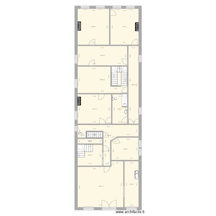 BARDEZ R+1 OLORON . Plan de 0 pièce et 0 m2
