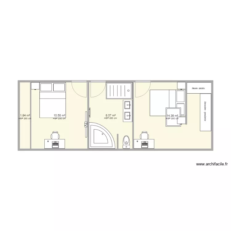 comble thierry et Laurielle v2. Plan de 