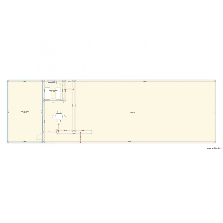 salle zone3. Plan de 0 pièce et 0 m2