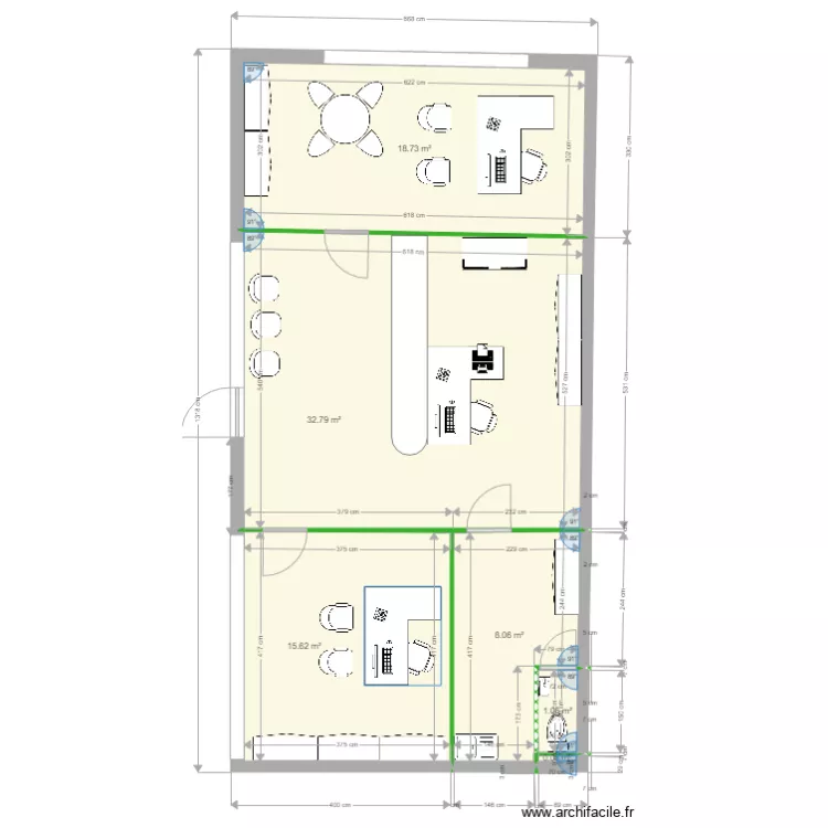 Commerces Nord v2. Plan de 