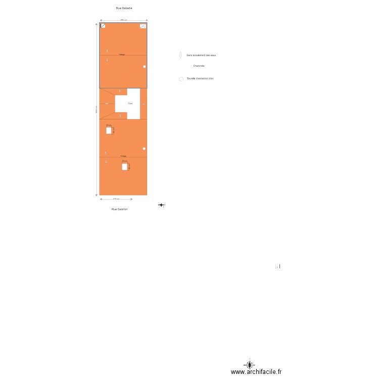 toiture. Plan de 0 pièce et 0 m2