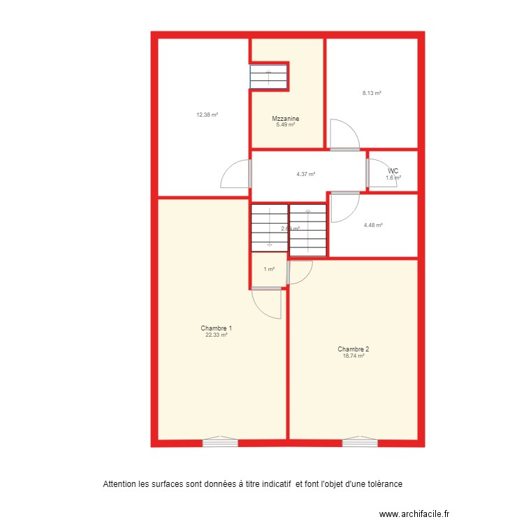 BI1990 niveau 3  non cöté. Plan de 0 pièce et 0 m2