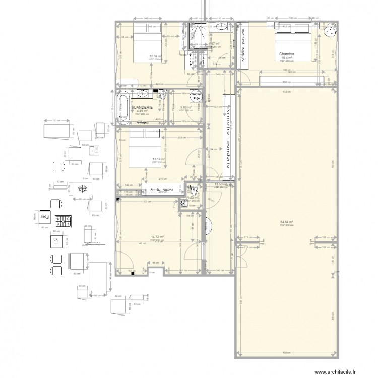 APPART070619. Plan de 0 pièce et 0 m2