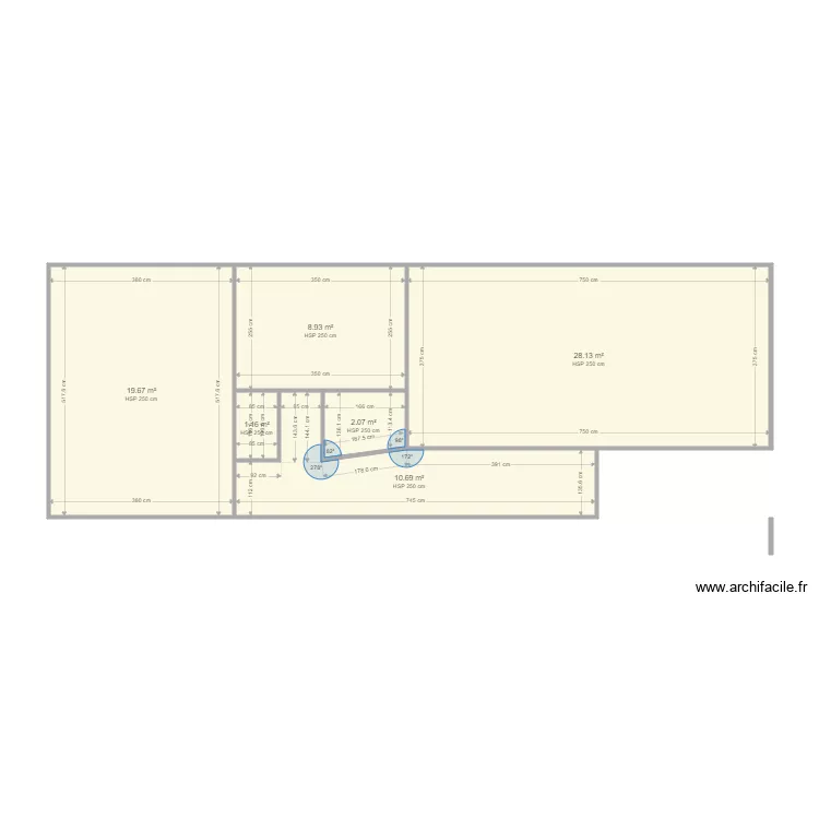 TURGOT 1ETAGE. Plan de 