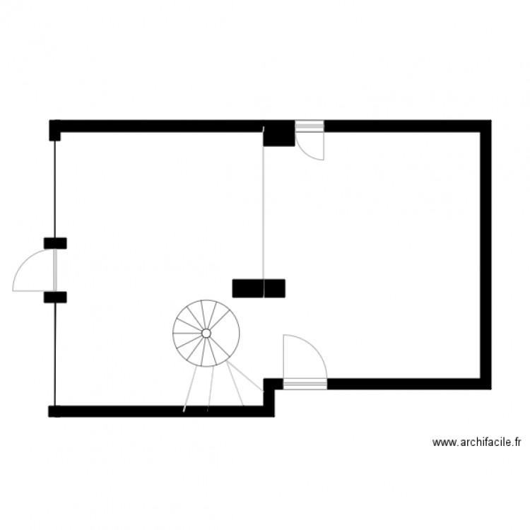 RDC DOO. Plan de 0 pièce et 0 m2