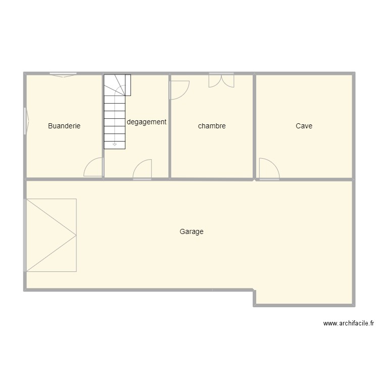 boulard2 soussol. Plan de 0 pièce et 0 m2