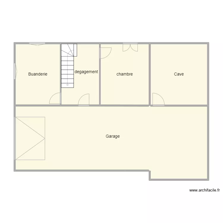 boulard2 soussol. Plan de 