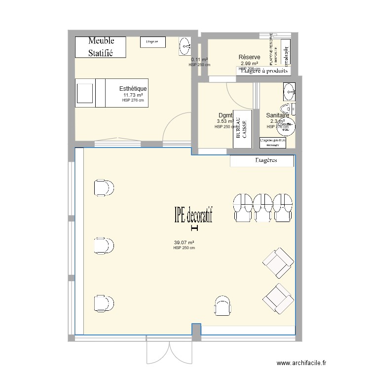 Salon . Plan de 0 pièce et 0 m2