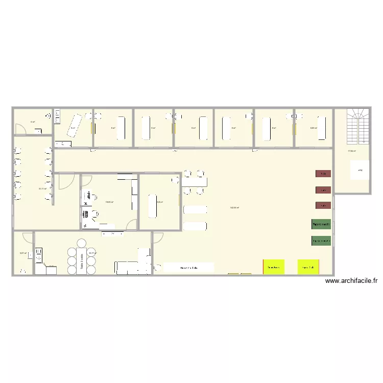 Cabinet SK2A 4. Plan de 