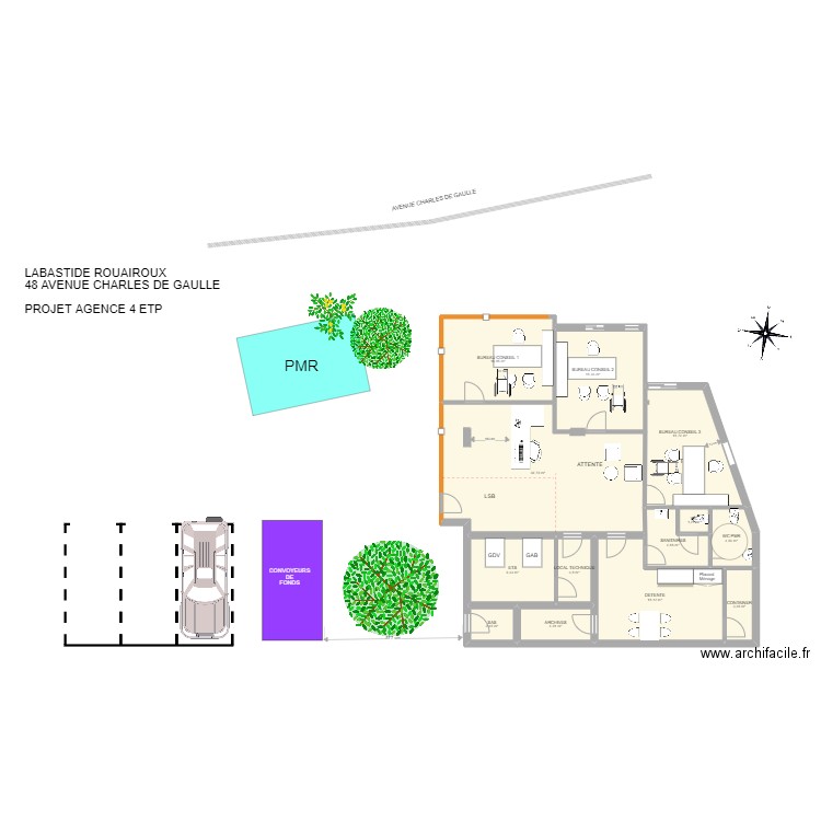 Labastide Rouairoux. Plan de 0 pièce et 0 m2