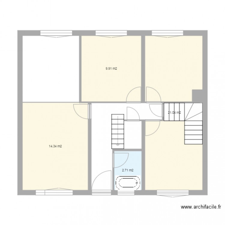 Ferdinand 1etg. Plan de 0 pièce et 0 m2