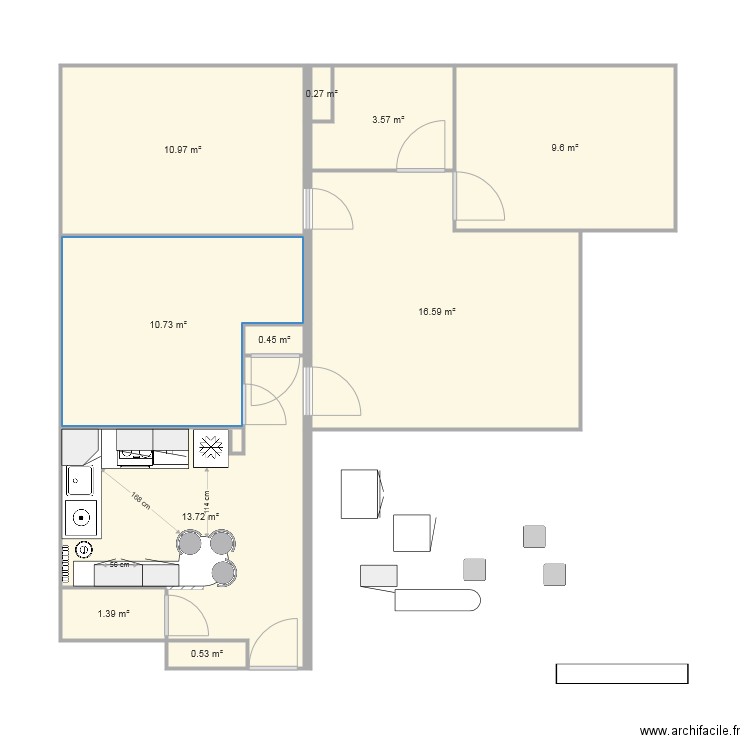 T4 Coutures Renove NRA 7. Plan de 0 pièce et 0 m2