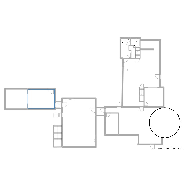 OCA. Plan de 11 pièces et 213 m2