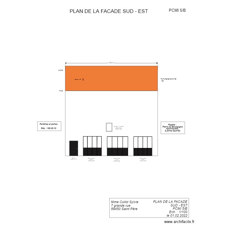 7 PCMI 5B. Plan de 0 pièce et 0 m2