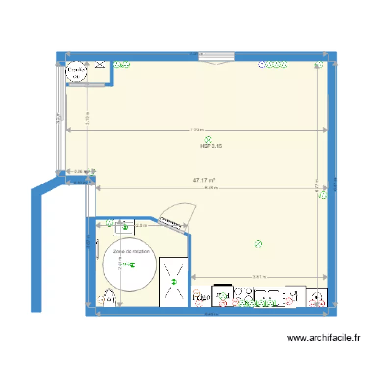 cottage du chateau 12092016. Plan de 